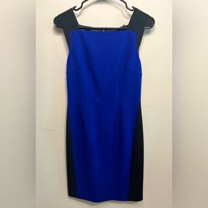 T Tahari Brilliant Blue Torrence Dress